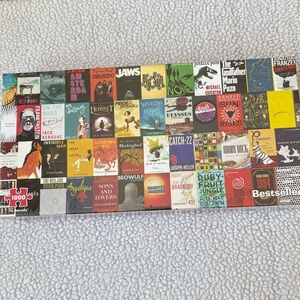 Re-marks Colorful Book Cover Collage Puzzle